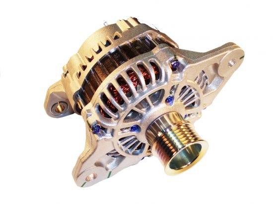 Volvo Penta D1-13A B2005-2007, D1-20A B 2005-2007 12V 115-Amp Saddle Mount 5-Groove 65mm Serpentine